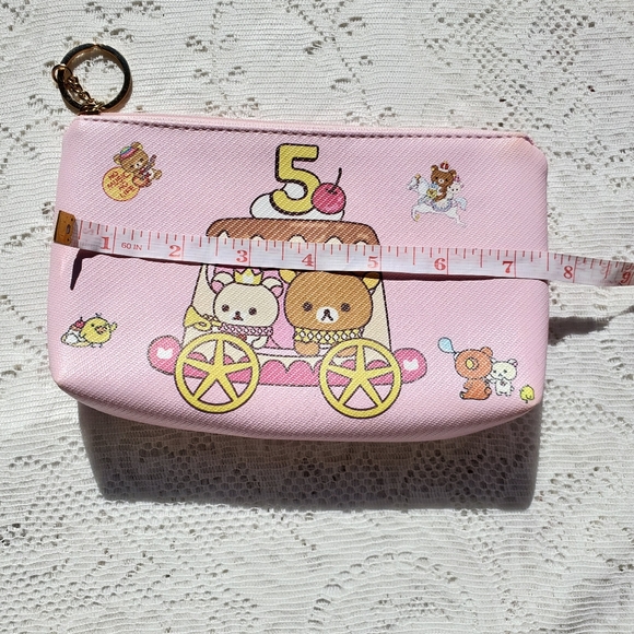 Rilakkuma Bear Vinyl Multi Purpose  Zippered-Pouch - Picture 3 of 5